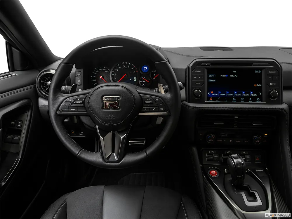 Nissan GT-R 2022 interior dashboard