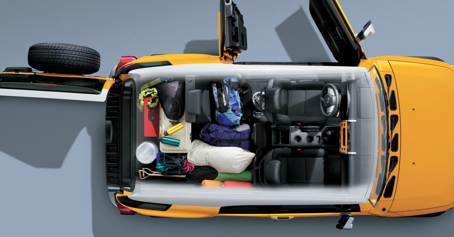 Toyota FJ Cruiser 2022 interior top