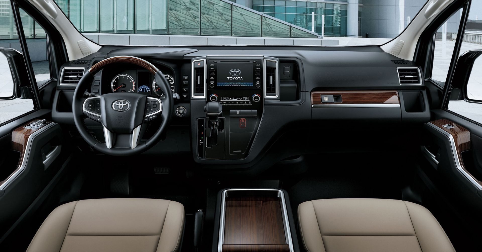 Toyota Granvia 2022 interior dashboard