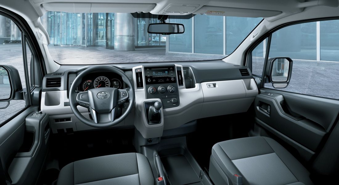 Toyota Hiace 2022 interior dashboard info