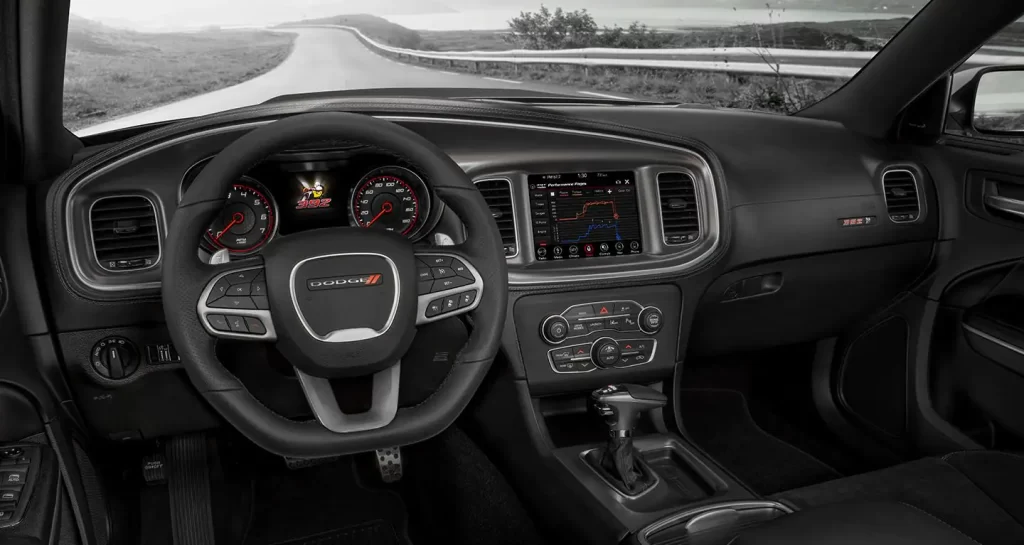 dodge-charger dashboard view
