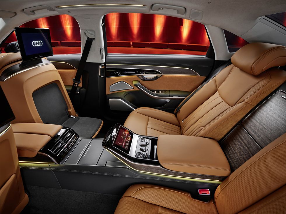 Audi A8 back seats