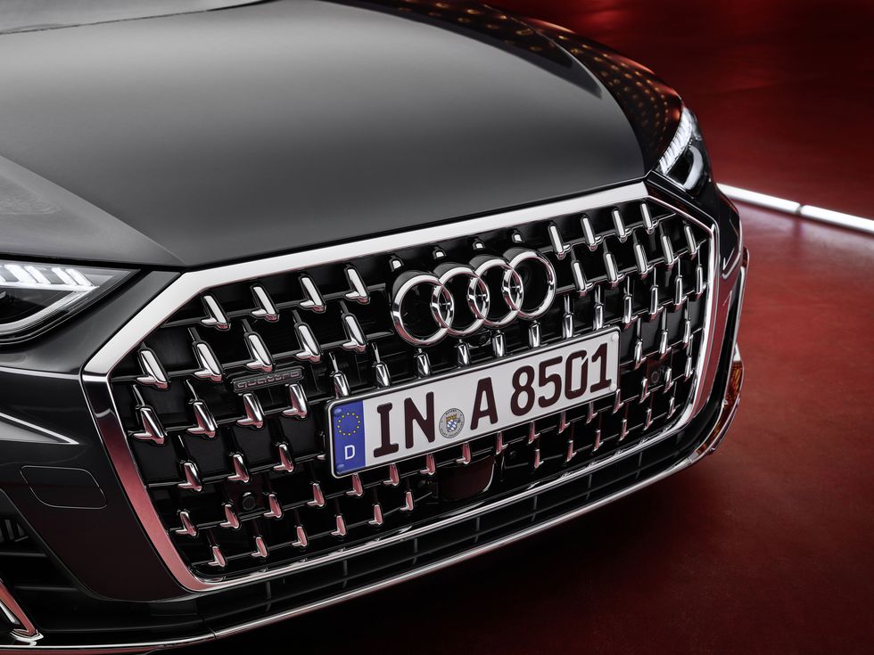 Audi A8 grill view
