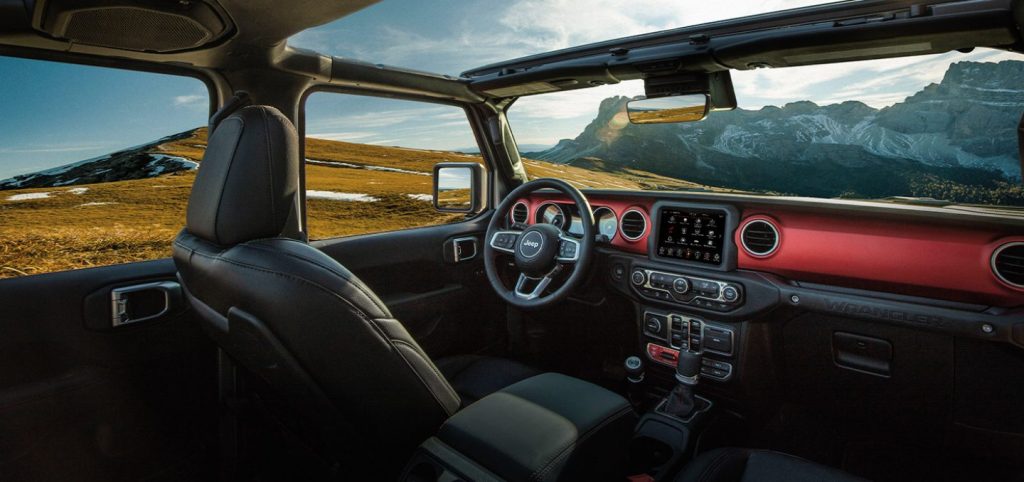 Jeep Wrangler 4 Door 2022 Front Seat View