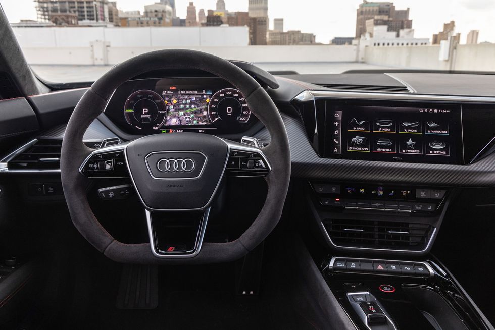 Audi E-tron steering wheel