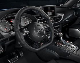 Audi RS7 Sportback steering wheel