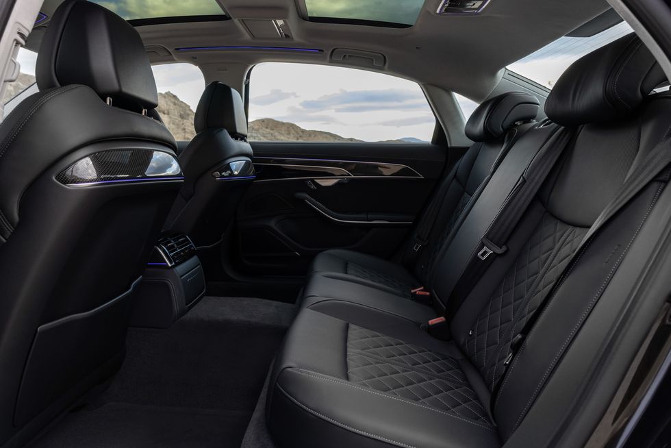 Audi S8 Rear seats