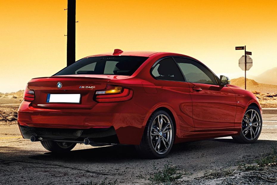 BMW 2 Series Coupe Rear Low Angle View