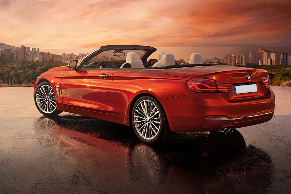 BMW 4 Series Convertible Rear Left View