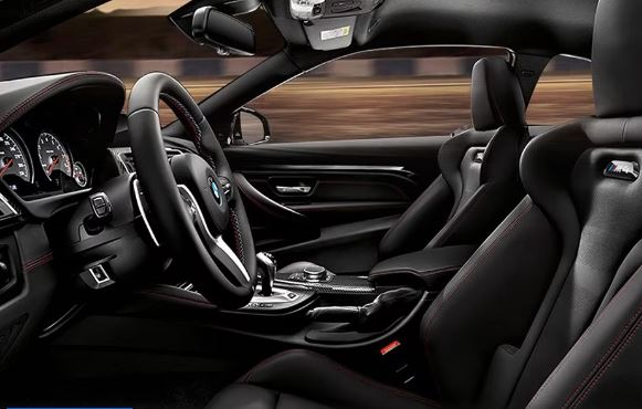 BMW M4 Coupe Door view of Driver seat