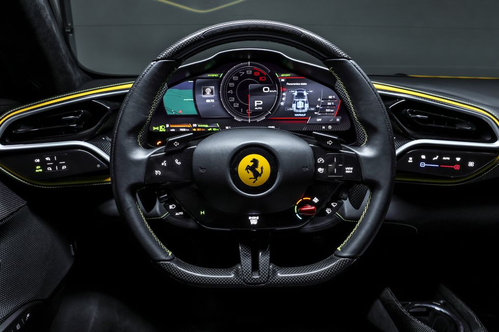 Ferrari 296 GTB 2022 Steering Wheel