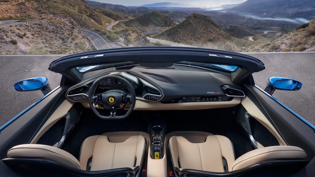 Ferrari 296 GTS 2022 Dashboard
