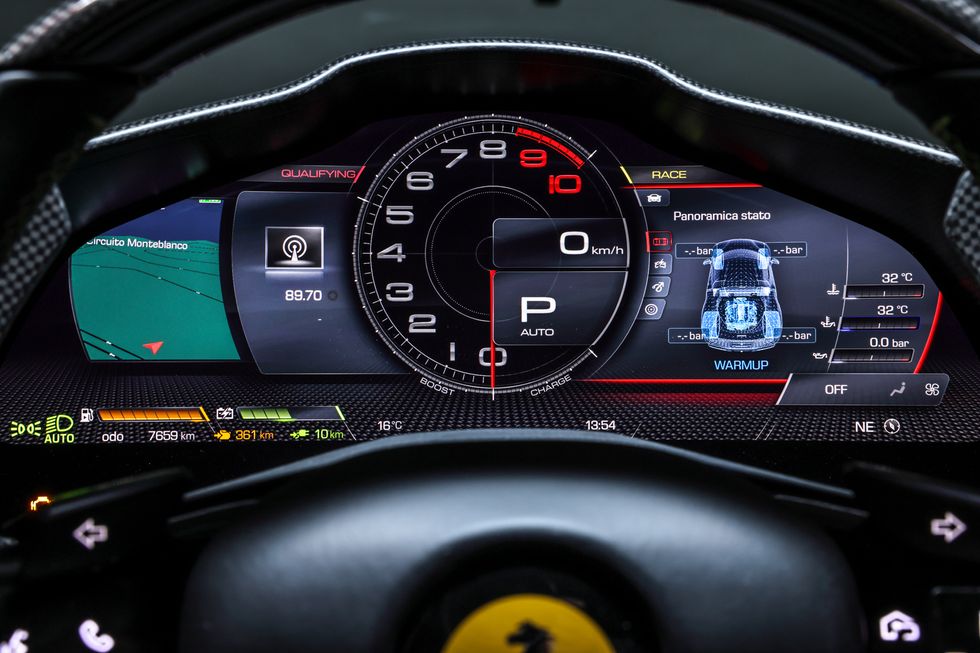 Ferrari 296 GTS 2022 Speed Meter