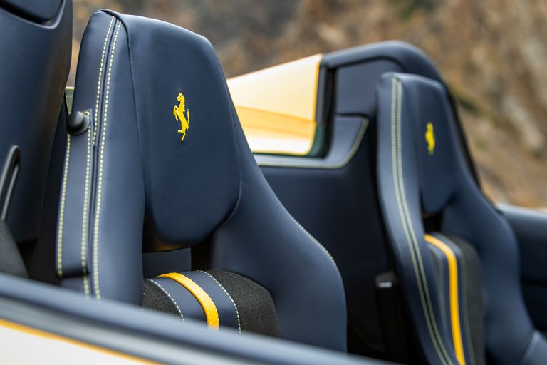 Ferrari F8 Spider 2022 Passenger Seats